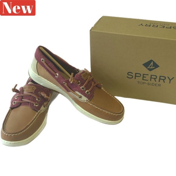 🆕 Sperry Rosefish Jersey leather Boat Shoes